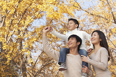 Family in Fall